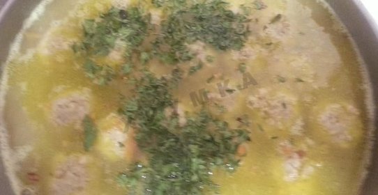 Суп с фрикадельками из куриного фарша