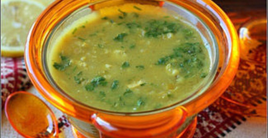 Куриный суп с чечевицей и овсянкой