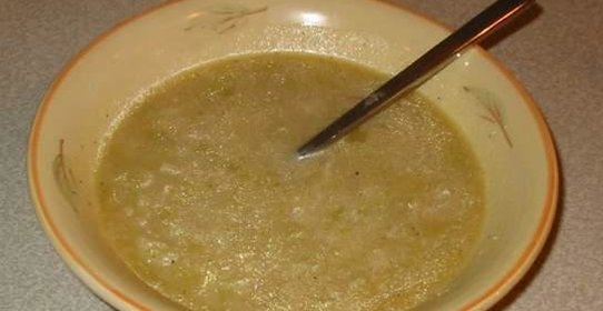 Суп с картофелем и луком-порей
