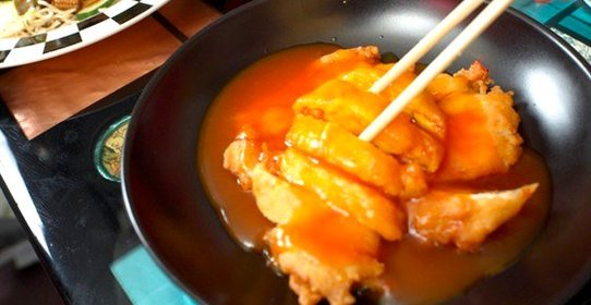 Кисло-сладкий китайский соус для мяса