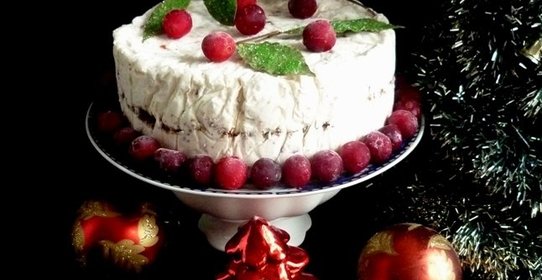Iced Christmas Torte - Замороженный Рождественский торт