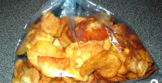 Картофельные чипсы с куриной приправой и тмином