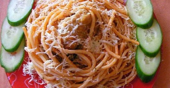 Простой рецепт спагетти