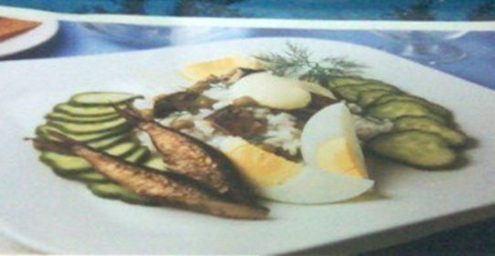 Салат со шпротами «Старая Рига»