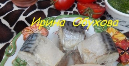 Рыба в соусе киндзмари по кутаисски