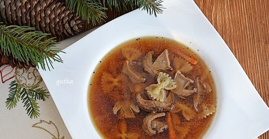 Суп из грибов (Wigilijna zupa grzybowa)