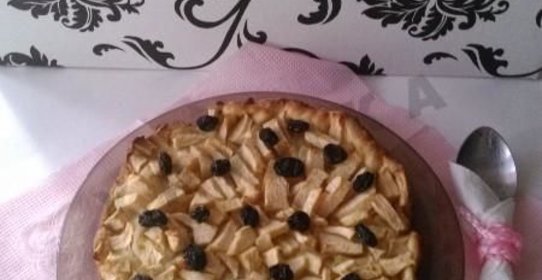 Мини-пирог с яблоками
