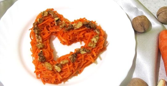Морковь по-корейски с грецкими орехами