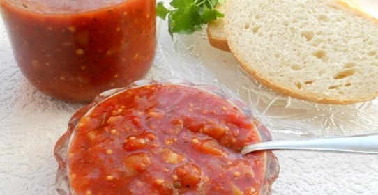 Пряный томатный соус в хлебопечке