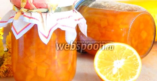 Кабачковое варенье с апельсином в мультиварке