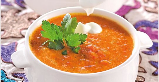 Гватемальский суп из огурцов и сладкого перца