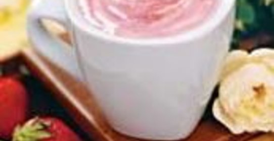 Клубнично-йогуртовый чайный кулер