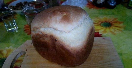 Яичный хлеб в хлебопечке