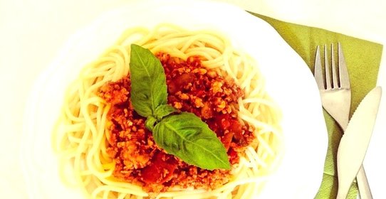 Ароматные спагетти болоньезе