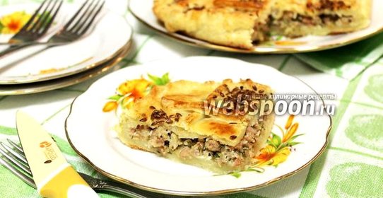 Румынский пирог с мясом