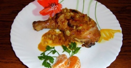 Курица в соусе китайский мандарин