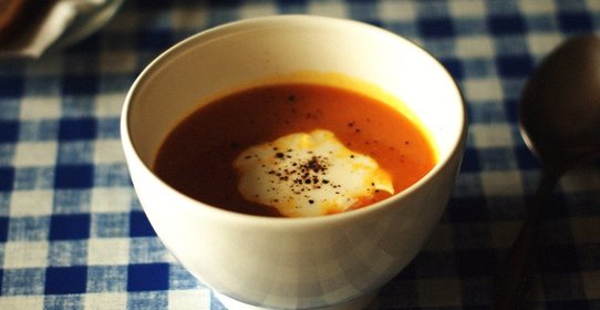 Морковный суп-пюре с карри