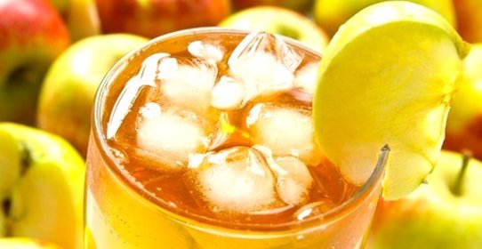 Яблочно-лимонный освежающий коктейль