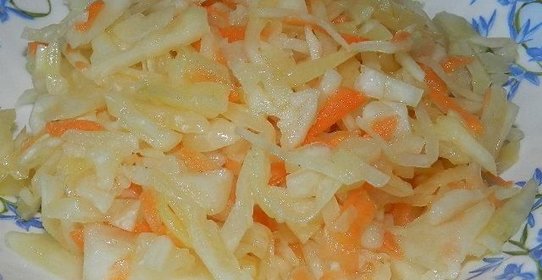Маринованная капуста с солью сахаром уксусом и морковью