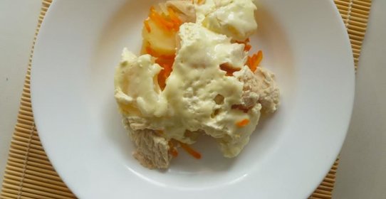 Морковно-картофельная запеканка для детей