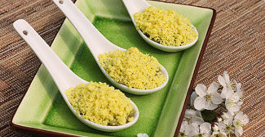 Желто-зеленый десерт (Тякин-сибори)