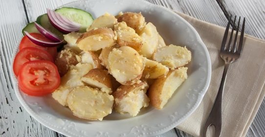 Быстрый картофель с карри