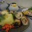 Рулетики из куриного филе с брокколи по-пингвински