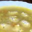 Куриный суп с клецками, сельдереем и кабачками