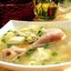 Украинский куриный суп с галушками