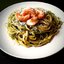 Спагетти и с чукой и креветками