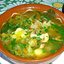 Вегетарианский суп с капустой и грибами