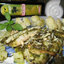 Филе рыбы, запеченное под соусом песто с цветной капустой