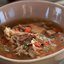 Суп из цесарки с рисом и белыми грибами