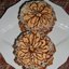 Бисквитные кексы «Бархатцы» с грецким орехом и нутеллой