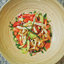 Салат с кальмарами и свежими овощами за 15 минут