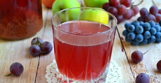 Яблочно-виноградный сок на зиму