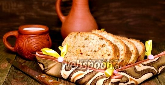 Хлеб с сыром Чеддер и вяленым сладким перцем