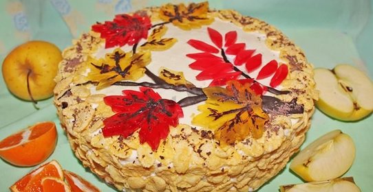Торт Золотая осень