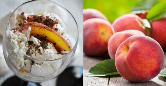 Персиковый безе-десерт
