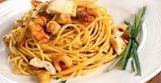 Спагетти в рыбном соусе