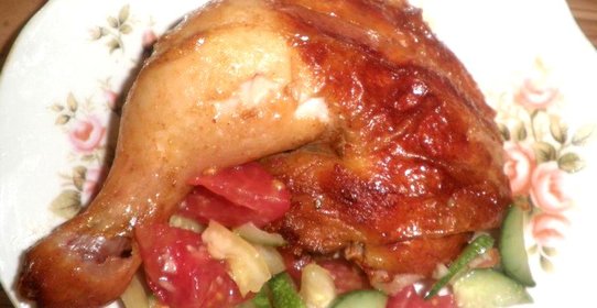 Курица-гриль в остро-сладком маринаде
