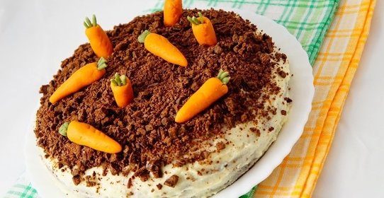 Морковный торт классический