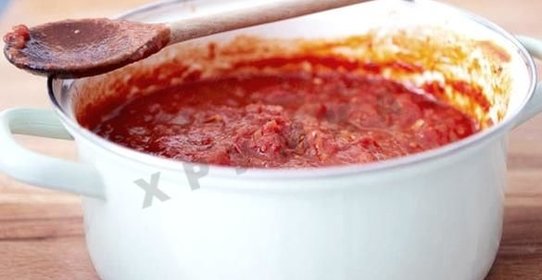 Заготовка томатного соуса на зиму