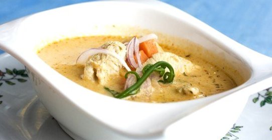 Куриный суп с диким рисом и плавленым сыром