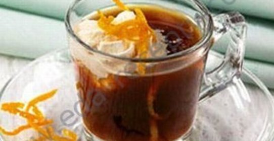 холодный апельсиновый сок с кофе по-бразильски