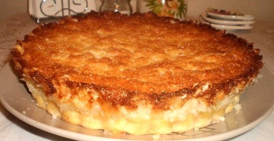 Пирог с ананасами под кокосовой заливкой «Райское наслаждение»