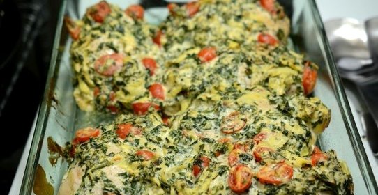 Куриное филе с начинкой