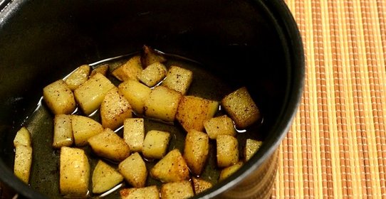 Картофель с карри