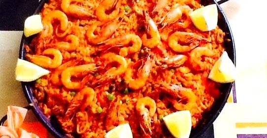 Валенсийская паэлья с морепродуктами