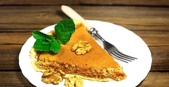 Пирог с яблочным пюре